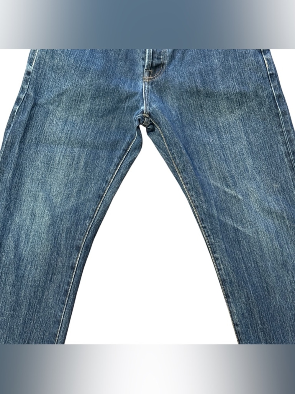 Tellason Men’s Ankara Straight Leg z Medium Wash Blue Size 31 x 29 - Picture 7 of 12
